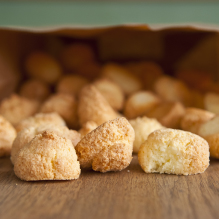 A close-up of homemade cookies by Smaak Haarlem