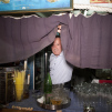 A waiter in Budva, Montenegro