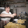 Documentary photography in the kitchen of Zlatni Bokal in Belgrade, Serbia