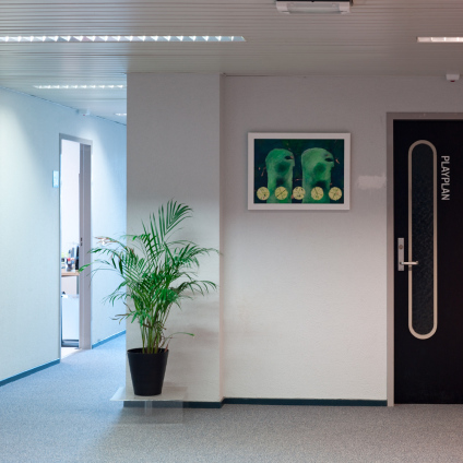 Hallway at Bink 36 in The Hague
